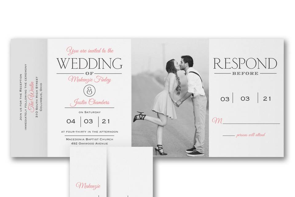 Montreal Wedding Invitations