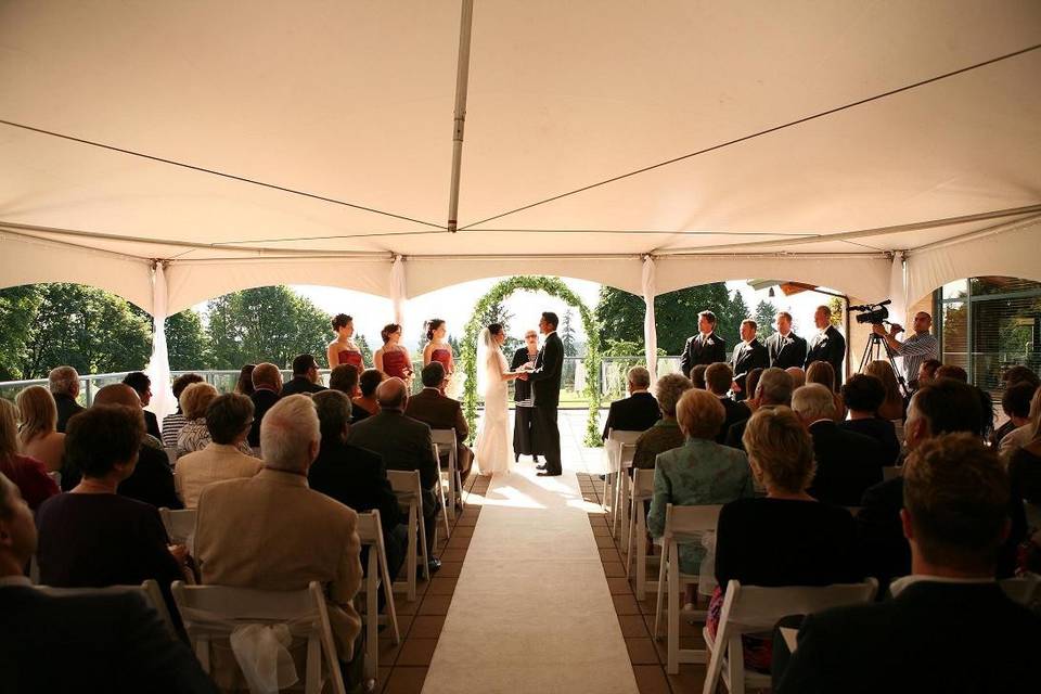 Ceremony tent