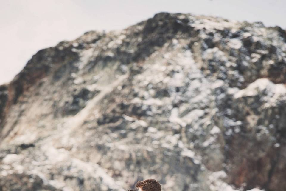 Whistler mountain top wedding