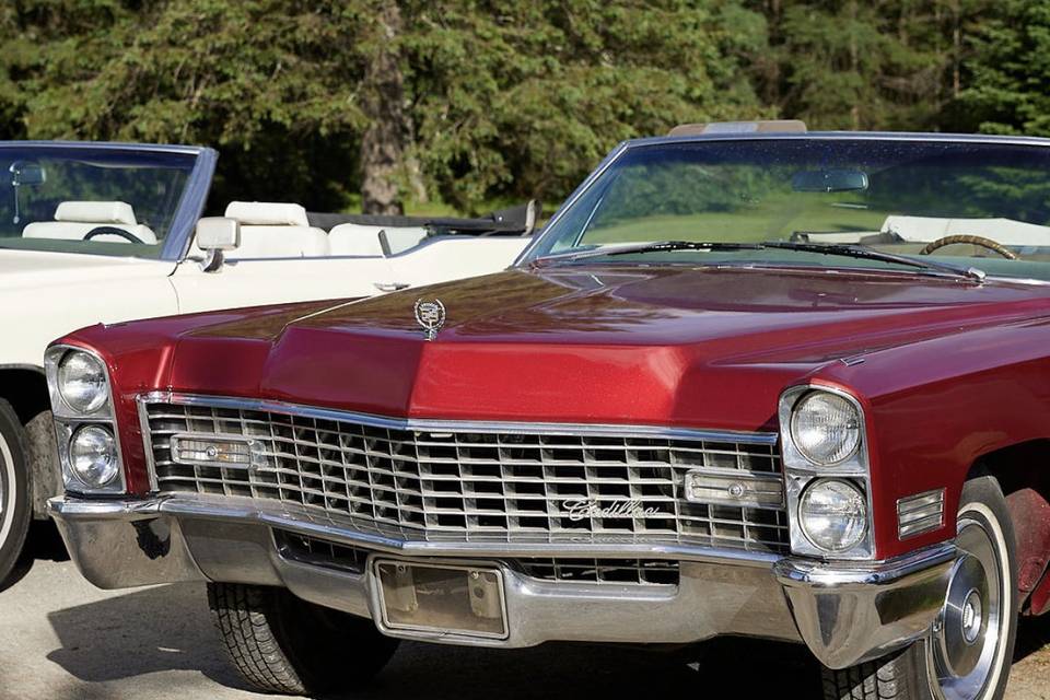 Pearl Red 1967 Cadillac