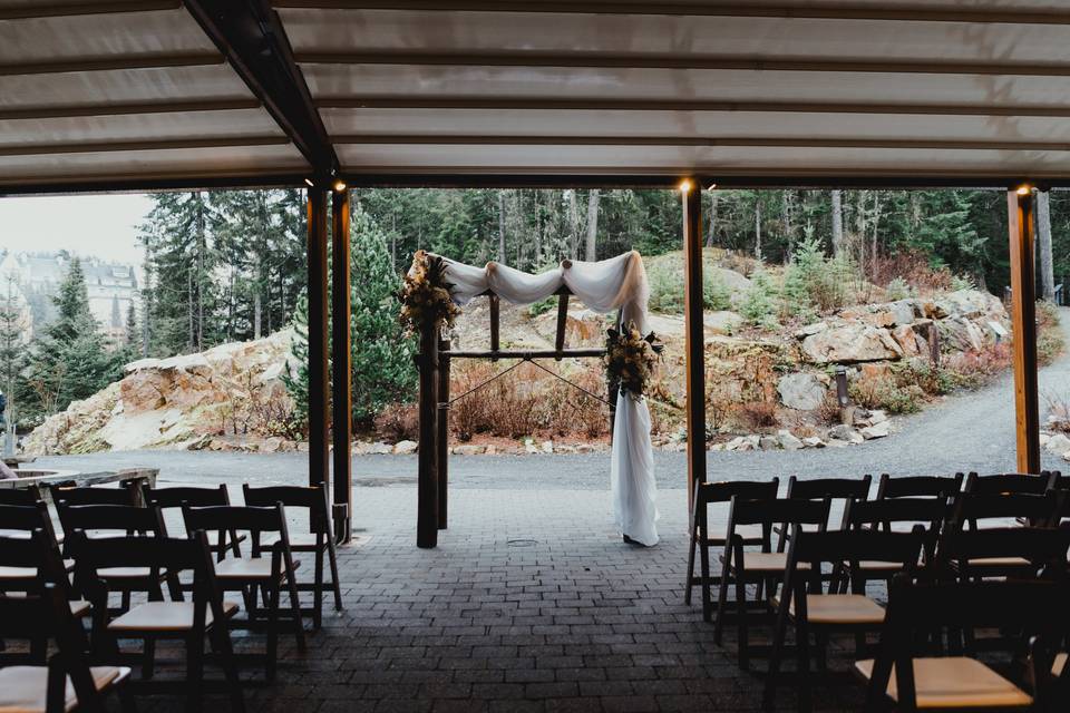 Mezzanine Patio Ceremony