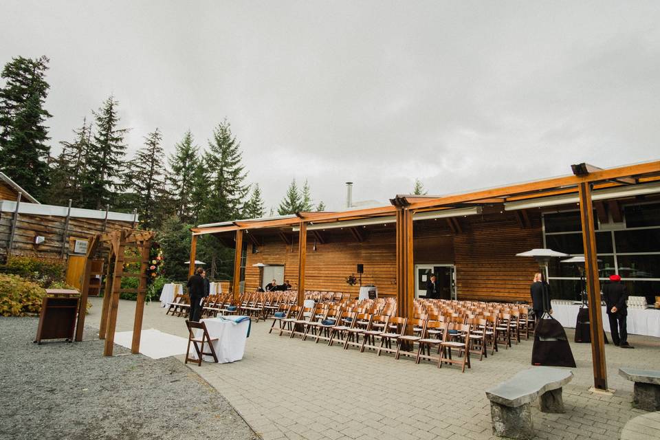 Mezzanine Patio Ceremony