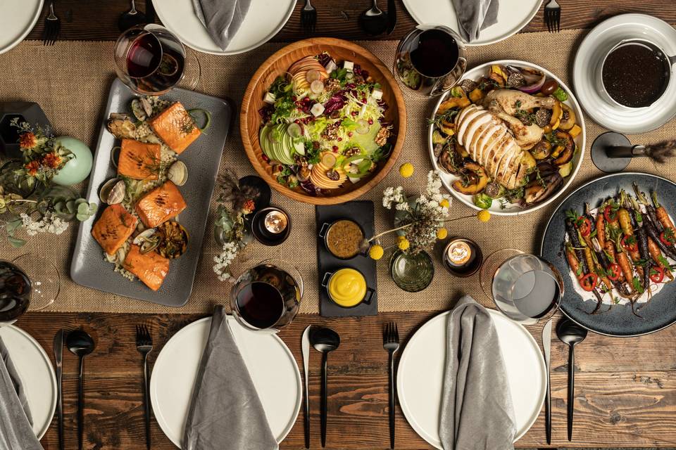 Family Style Plated Mains