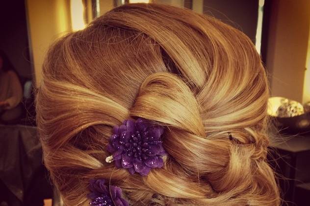 Bridal updo