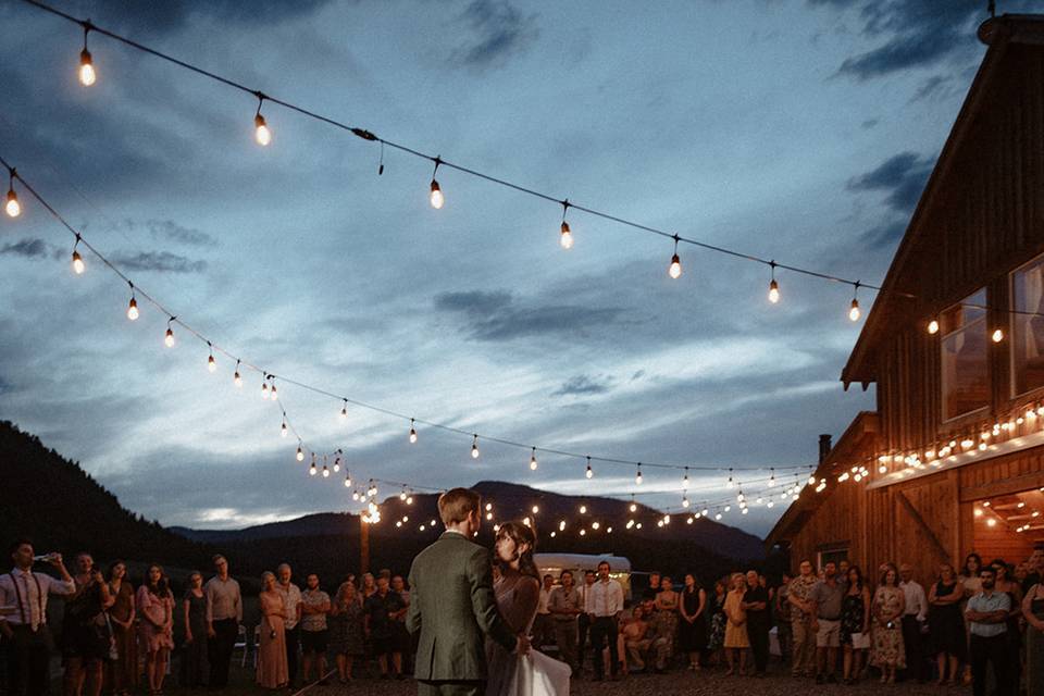 First dance at dark