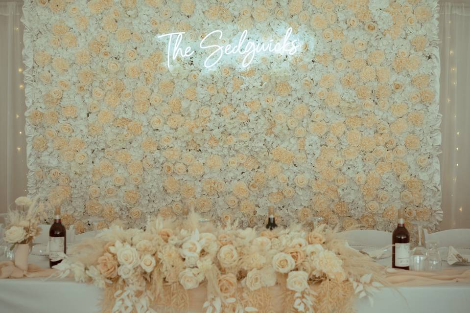 3D Flower Wall