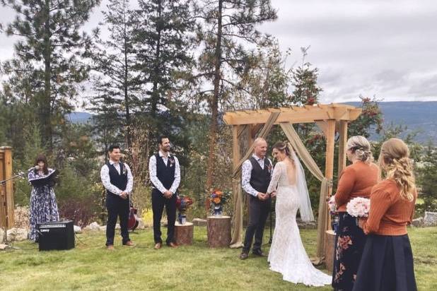 Backyard Wedding Kelowna BC