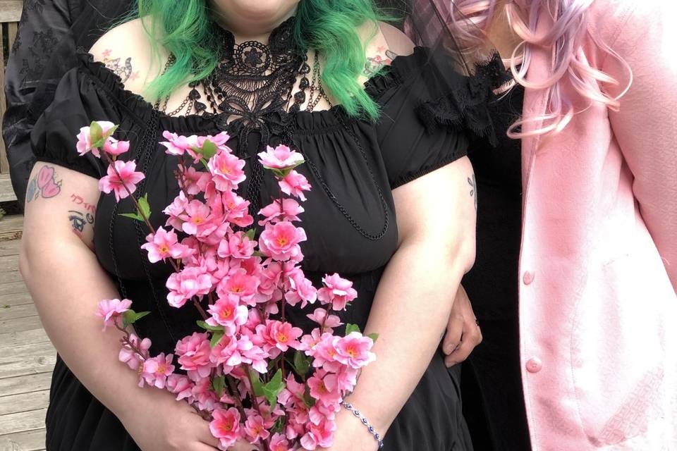 Cherry Blossom Cosplay Wedding