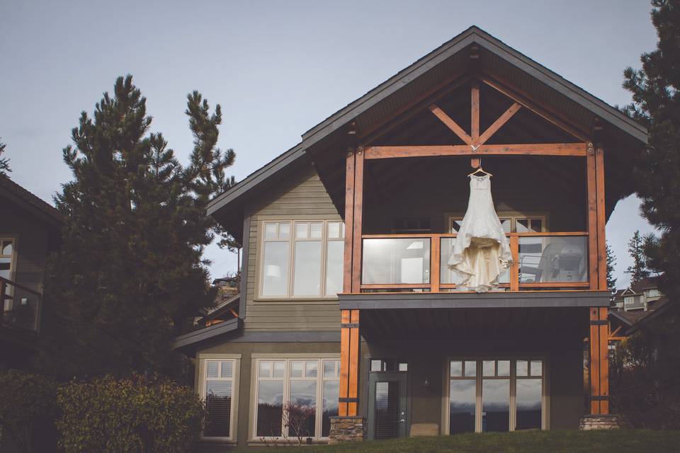 Golf clubs at the cottage