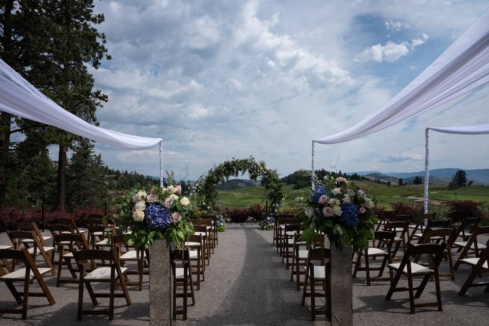 Ballroom patio