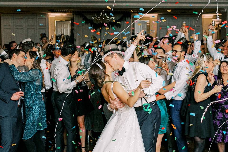 A couple dancing together