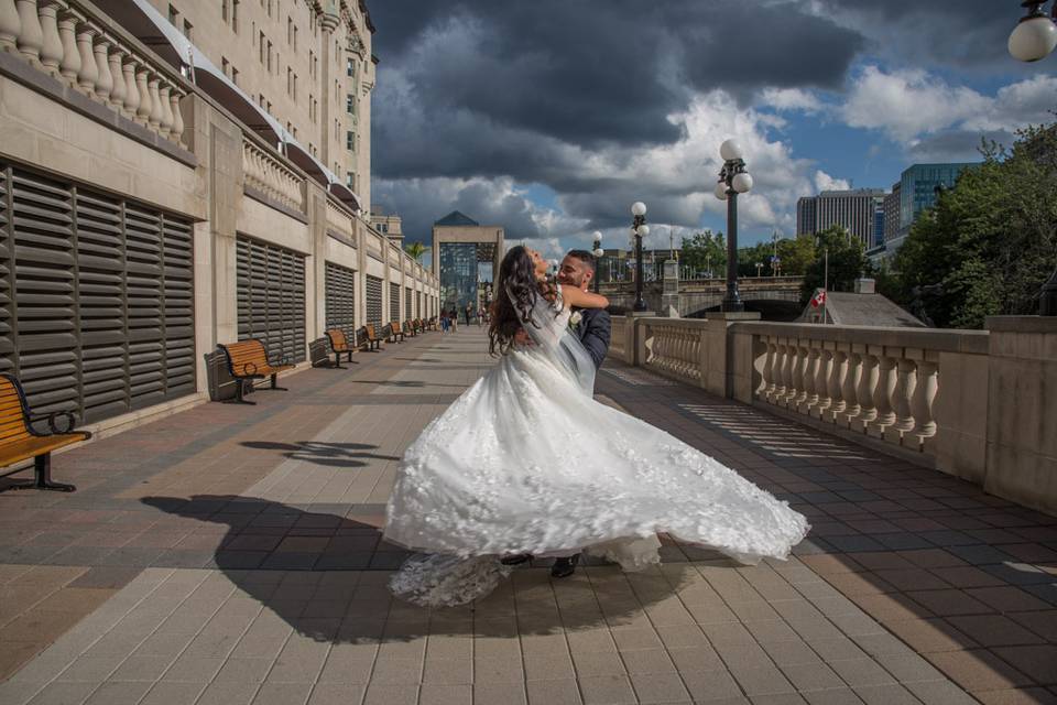 Romance by the Chateau Laurier