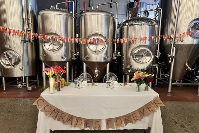 Brewery Summer Wedding
