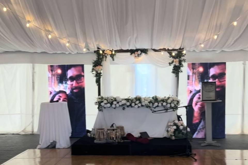 Outdoor Tent Wedding