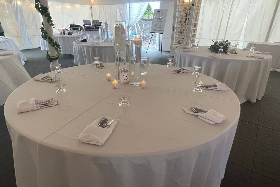 Outdoor Tent Wedding