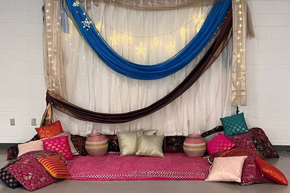 Mehendi Night Backdrop