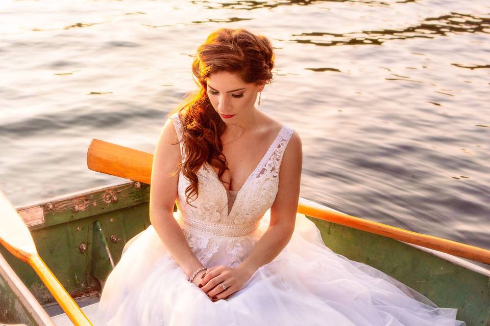Bride contemplative moment bac