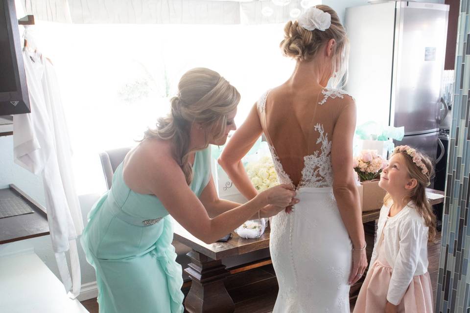 Awestruck Flower Girl