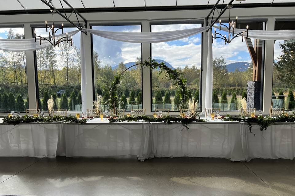 View Head table