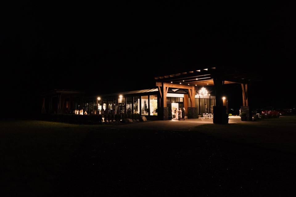 Bridlewoods at night