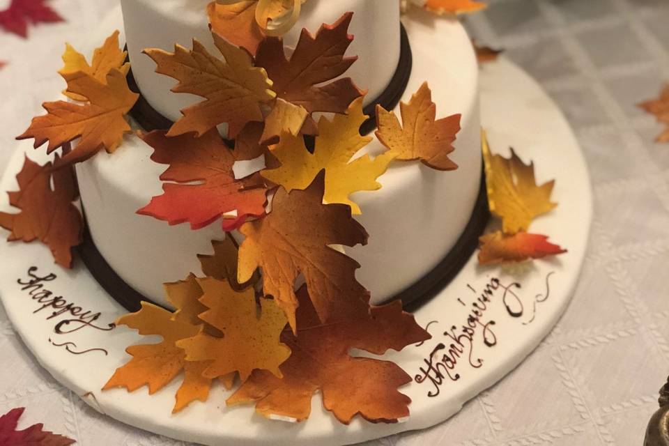 Fall themed cake
