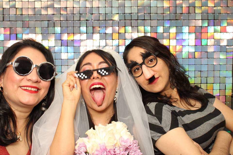 Wedding photo booth