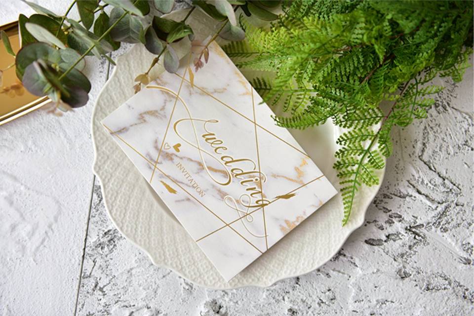 Marble Invitation