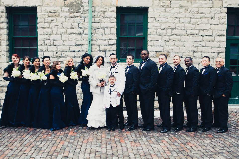 Distillery district wedding