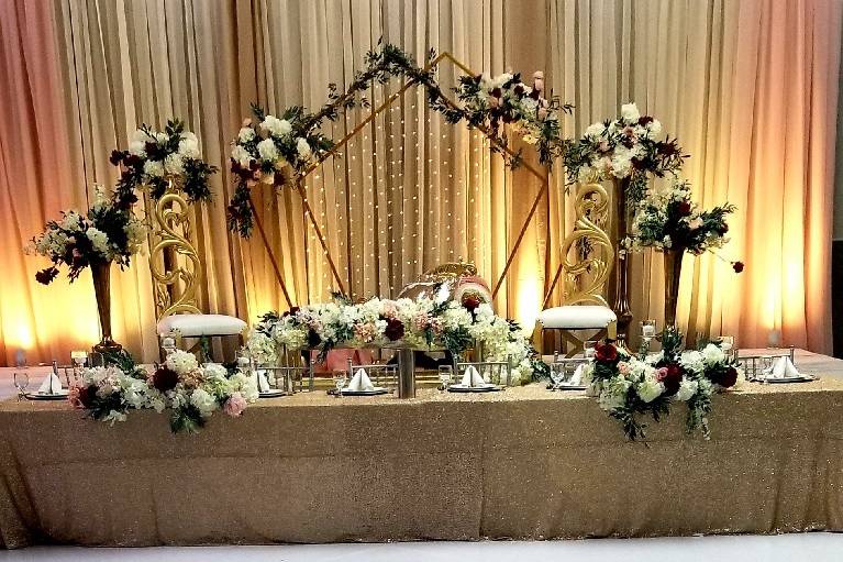 Wedding stage decor