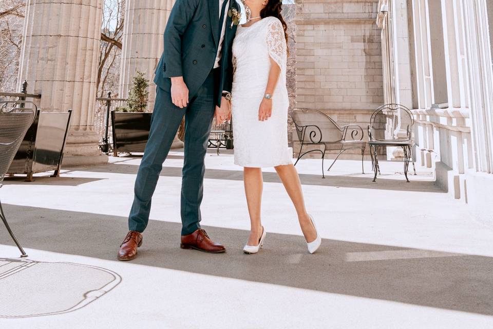 Wedding in Old Montréal