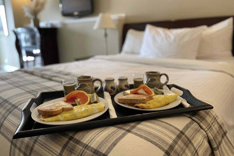 Optional breakfast in bed