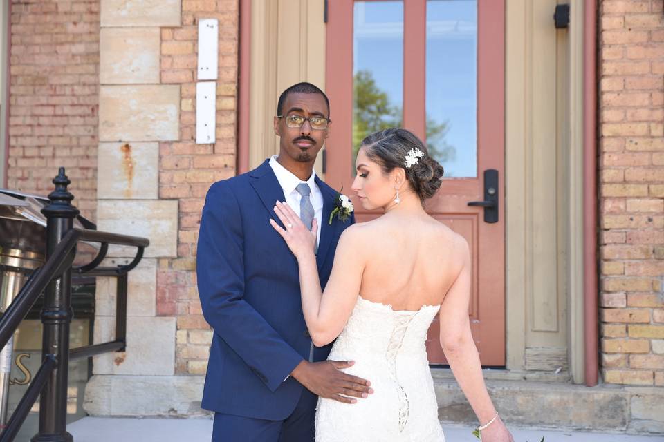 Bride and groom potrait