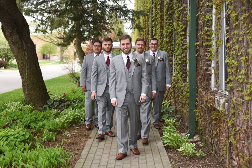 Groomsmen photograph