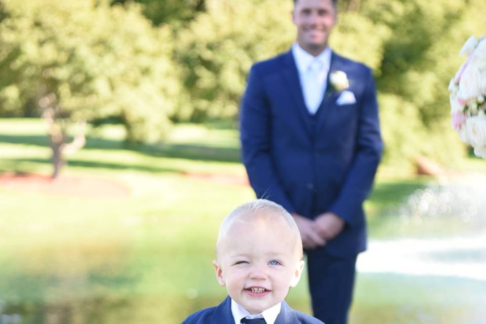 Ring bearer photo