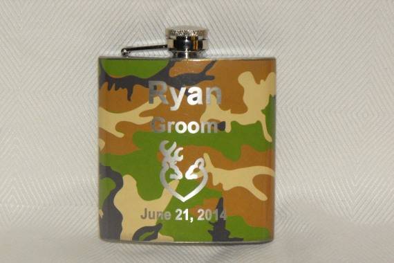 Camo 6oz Flask