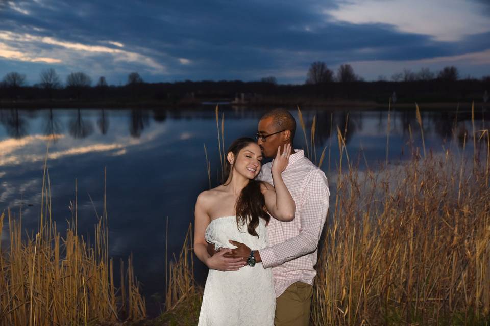 Spring engagement photos