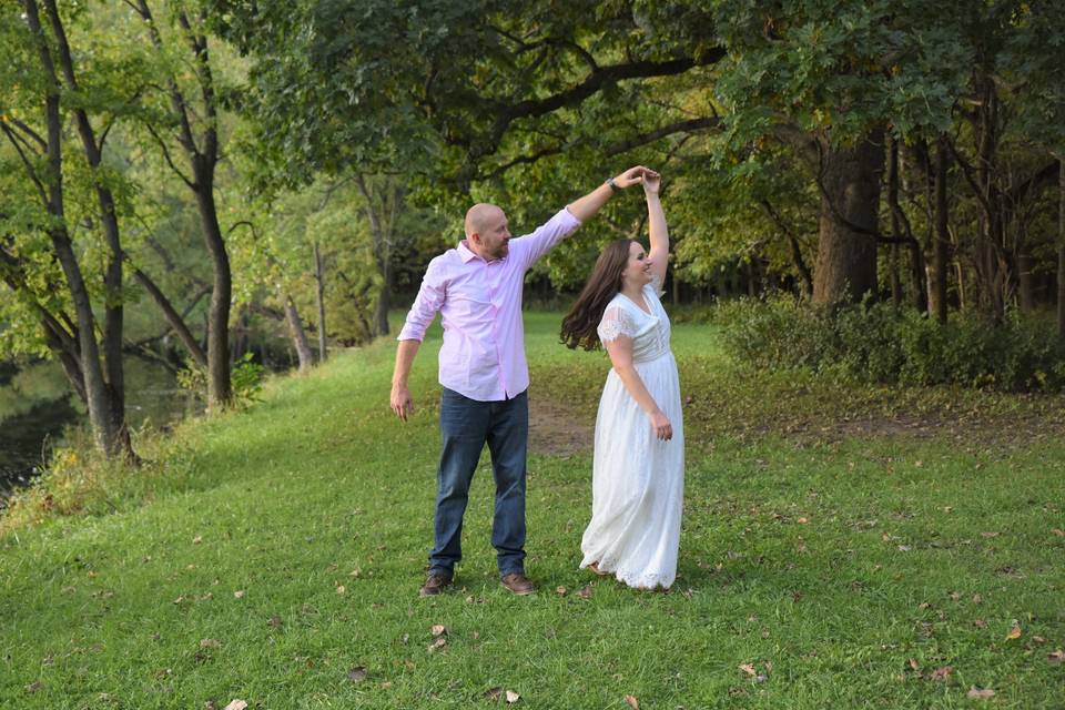 Summer engagement picture