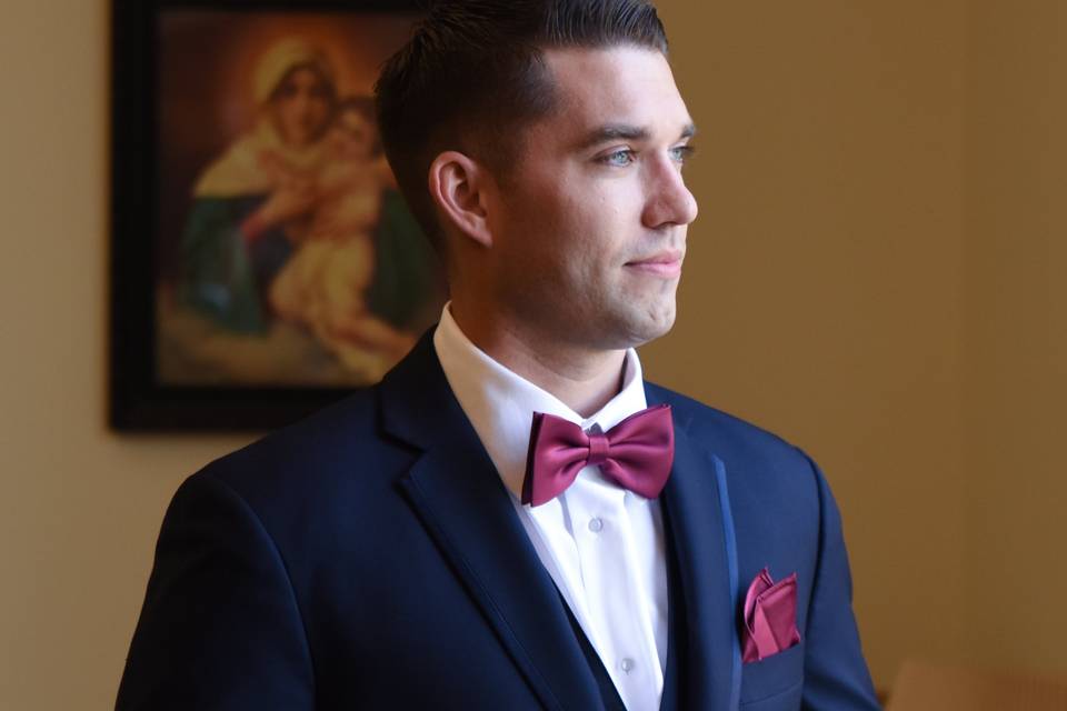 Groom portrait