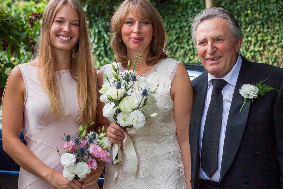 Old English church wedding