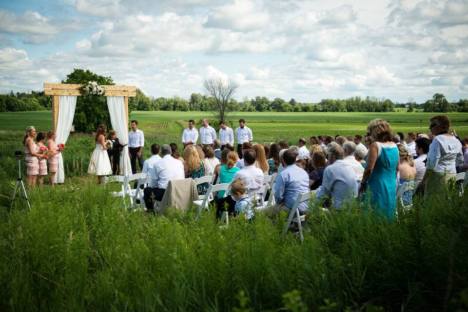 Outdoor ceremony