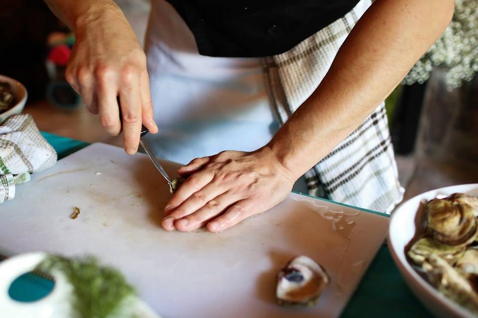 Oyster Shucking Bar