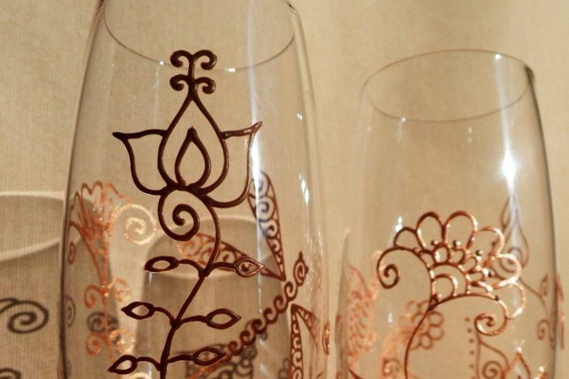 Mehndi Glass