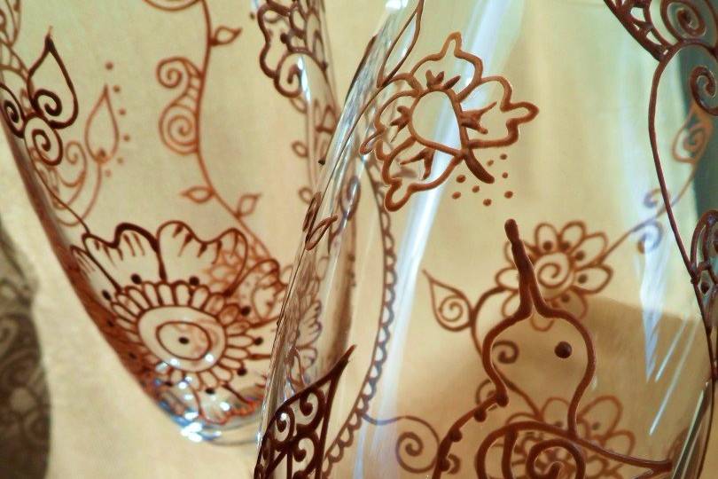 Mehndi Glass