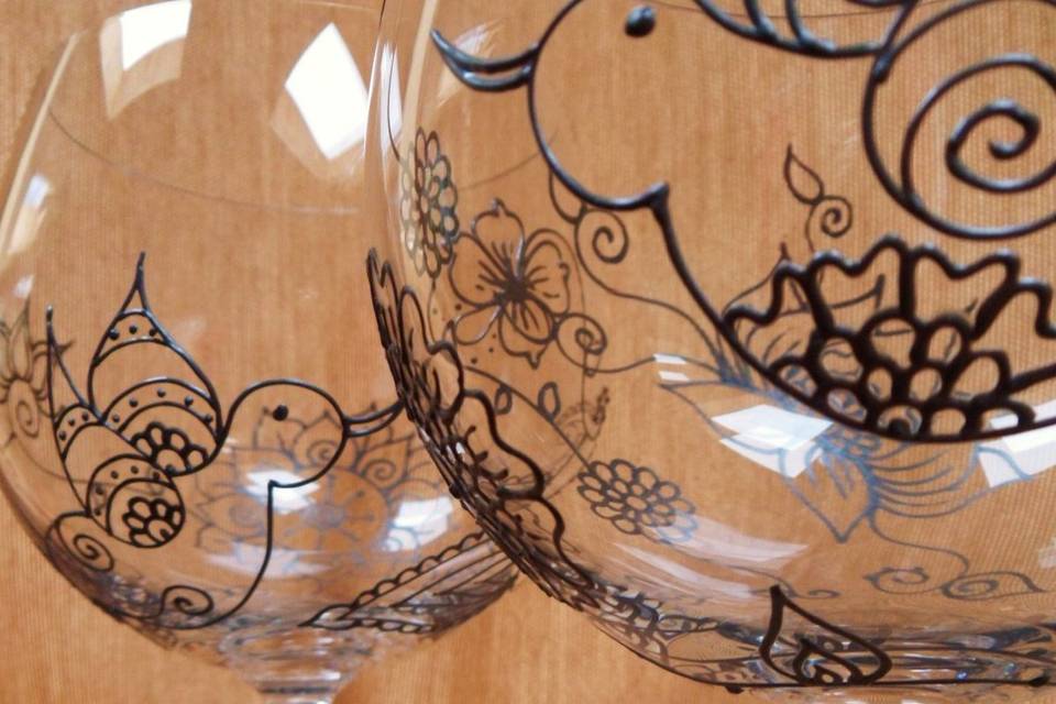 Mehndi Glass