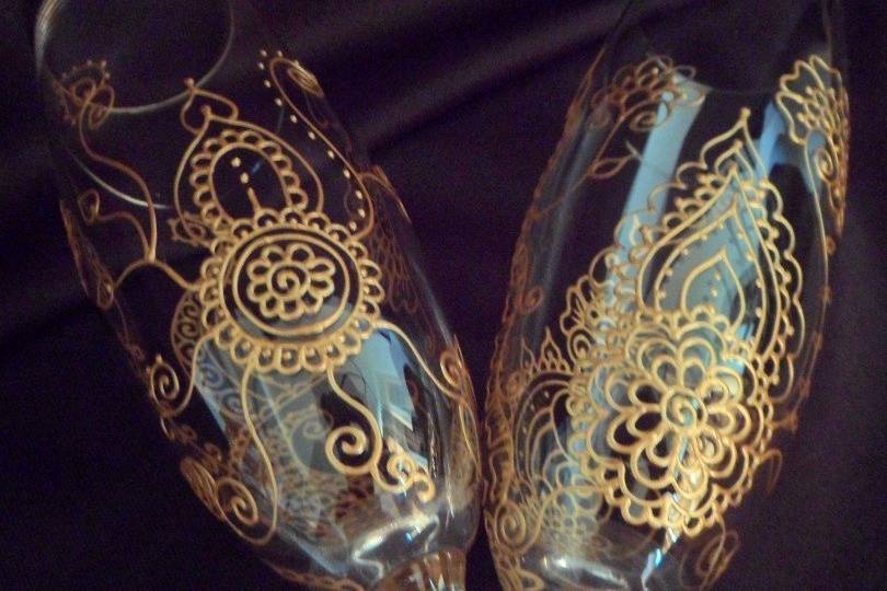 Mehndi Glass