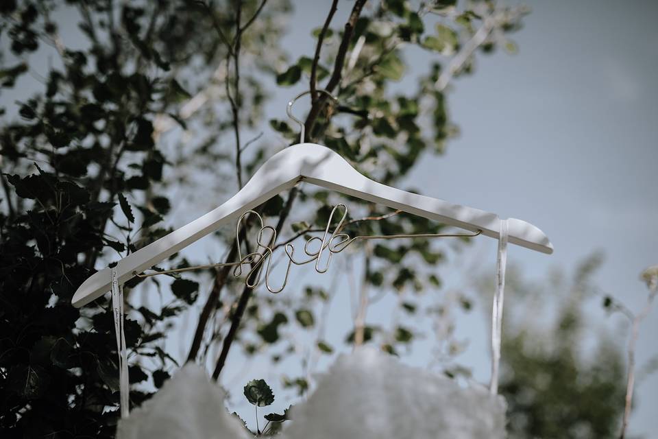 Bride's gown