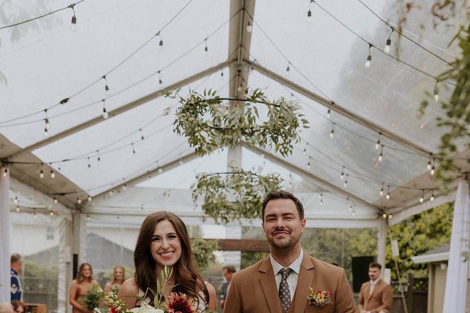 Marquee ceremony