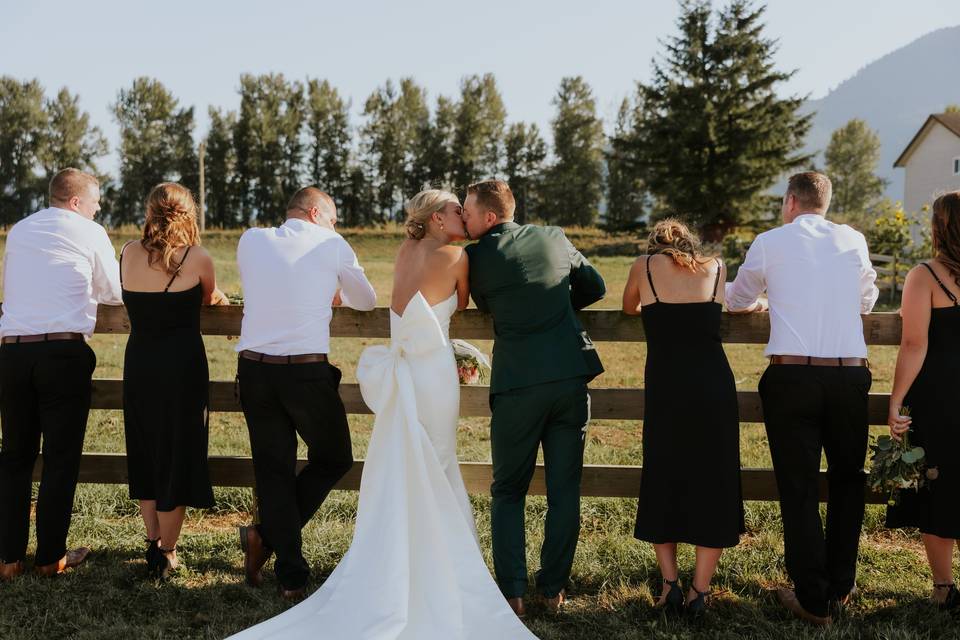 The wedding party