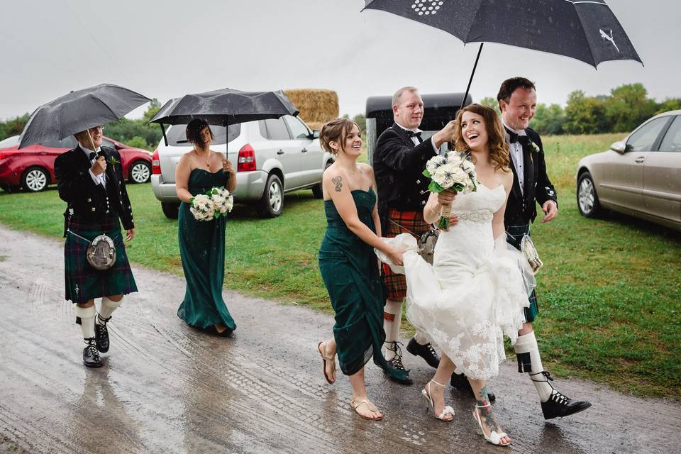 Rainy Wedding