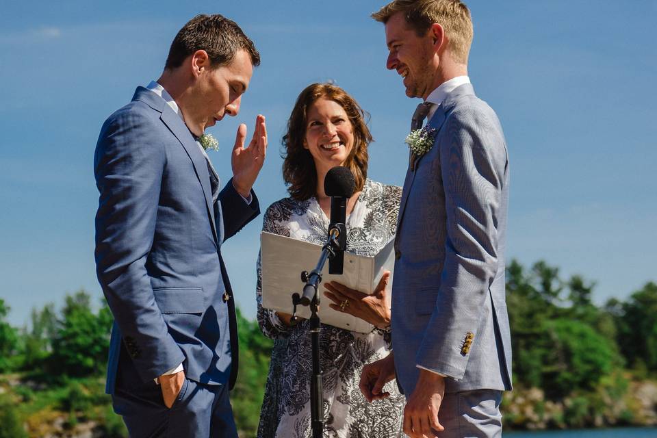 Two Groom Ceremony